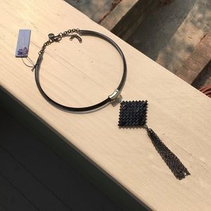 Libby Edelman Black Chocker Necklace